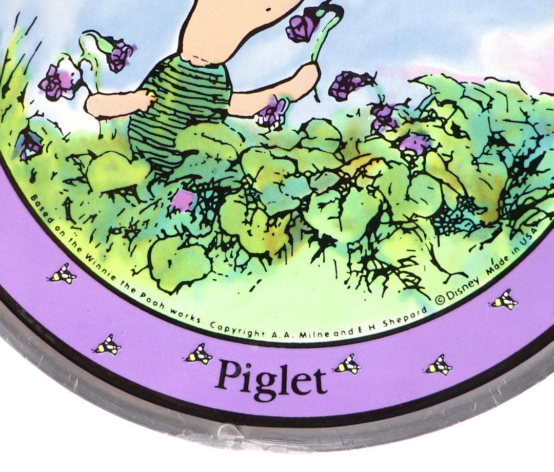 くまのプーさん ピグレット ディズニー公式ヴィンテージステンドグラス シェパード