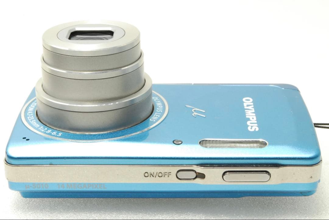 OLYMPUS μ-5010❤️スマホ転送 オリンパス ブルー コンパクト カメラ