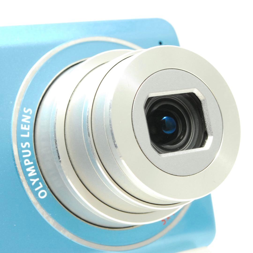 OLYMPUS μ-5010❤️スマホ転送 オリンパス ブルー コンパクト カメラ