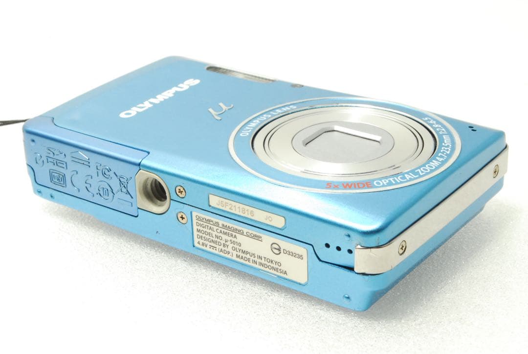 OLYMPUS μ-5010❤️スマホ転送 オリンパス ブルー コンパクト カメラ