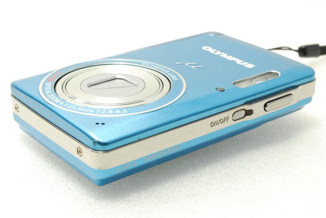 OLYMPUS μ-5010❤️スマホ転送 オリンパス ブルー コンパクト カメラ