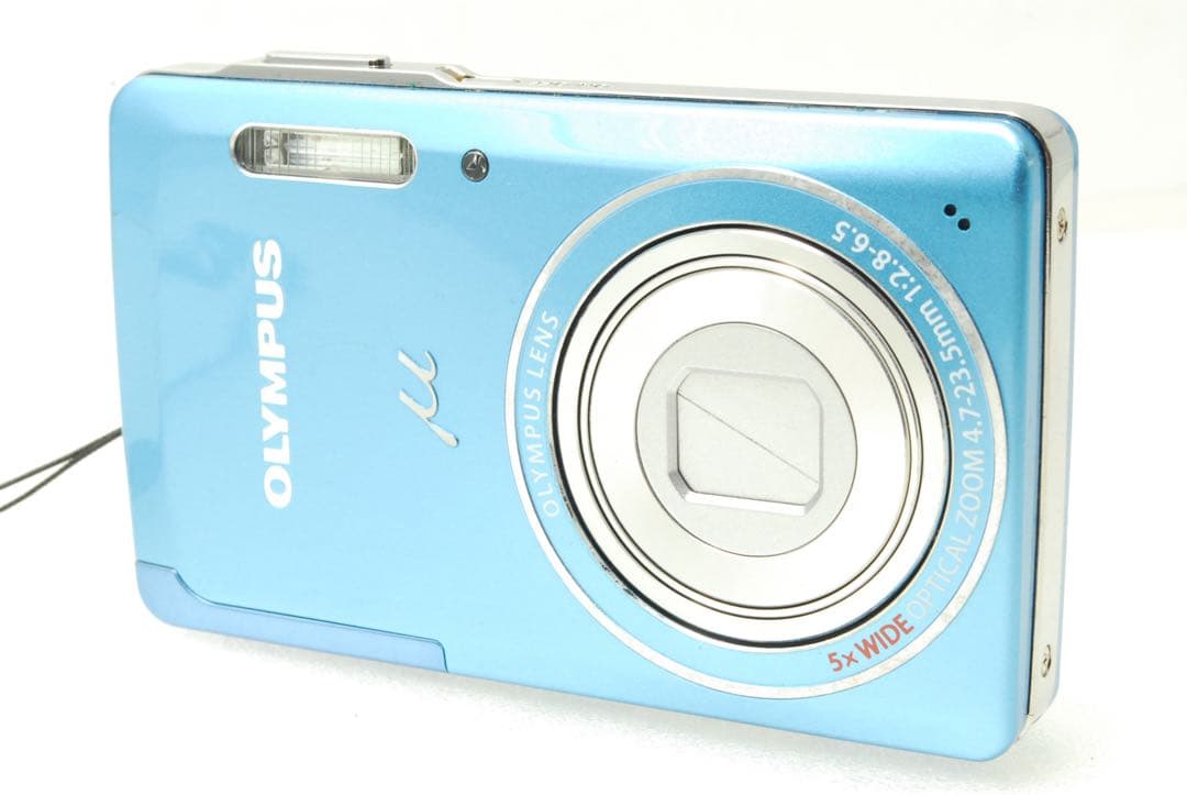 OLYMPUS μ-5010❤️スマホ転送 オリンパス ブルー コンパクト カメラ