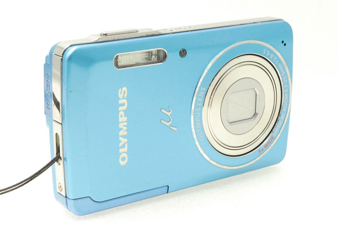 OLYMPUS μ-5010❤️スマホ転送 オリンパス ブルー コンパクト カメラ