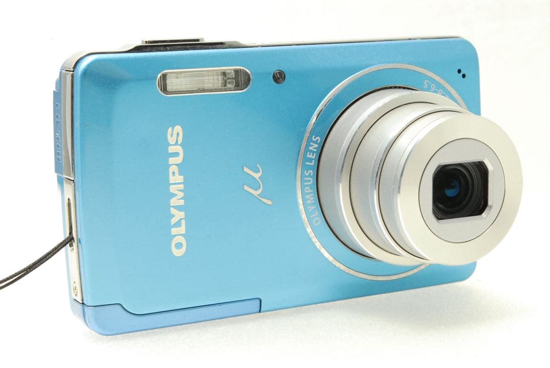 OLYMPUS μ-5010❤️スマホ転送 オリンパス ブルー コンパクト カメラ