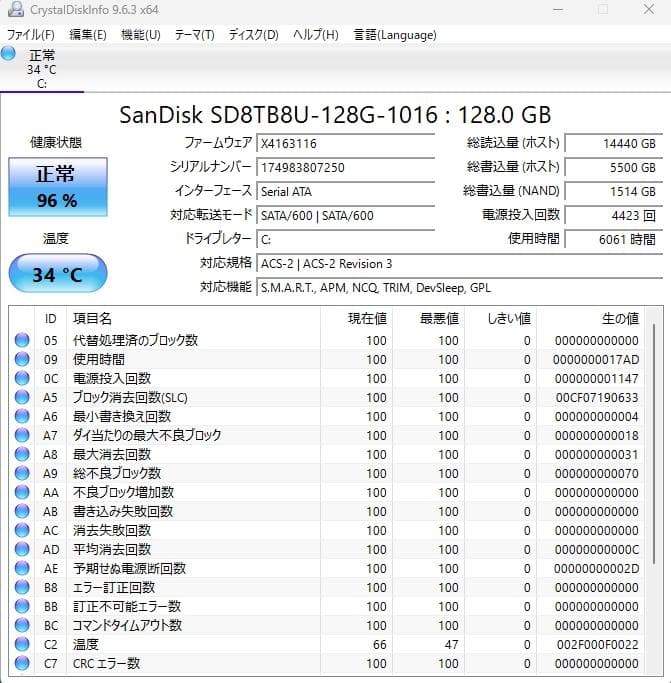 Dell inspiron N5110 Win11 SSD 128Gメモリ４G