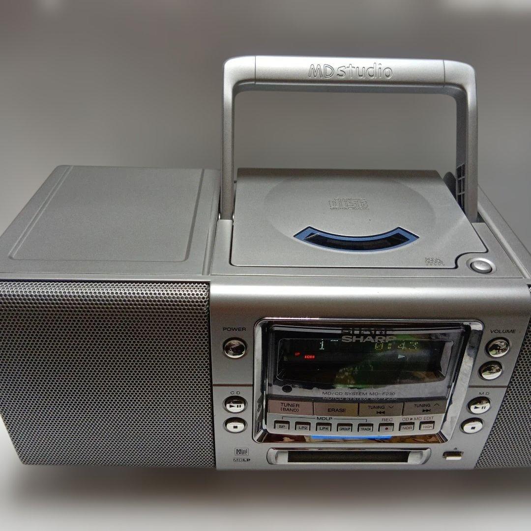 SHARP MD-F230 ポータブルMDプレーヤー美品