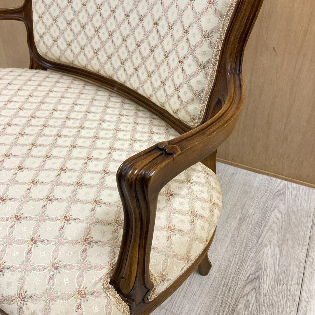 ヨーロピアンクラシックスタイル　アンティーク調　アームチェア　ベンチ　ソファ