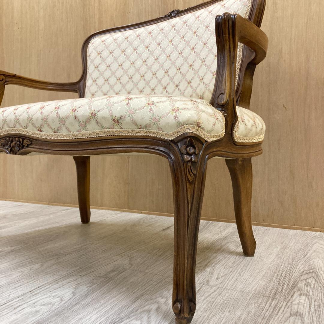 ヨーロピアンクラシックスタイル　アンティーク調　アームチェア　ベンチ　ソファ