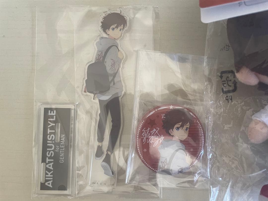 アイカツスターズ　結城すばる　ぬいぐるみ　アクスタ　缶バッジ