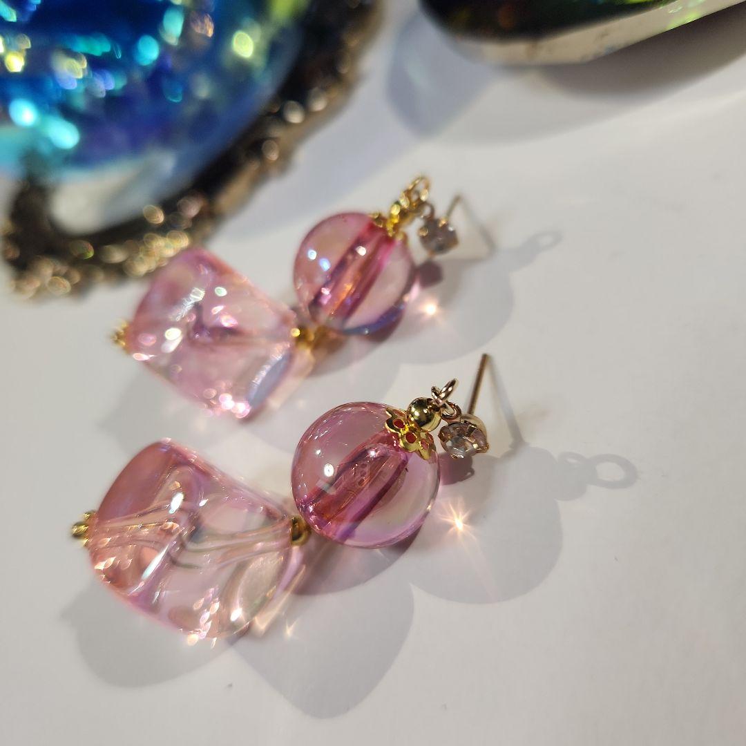 ハンドメイドピアス3289