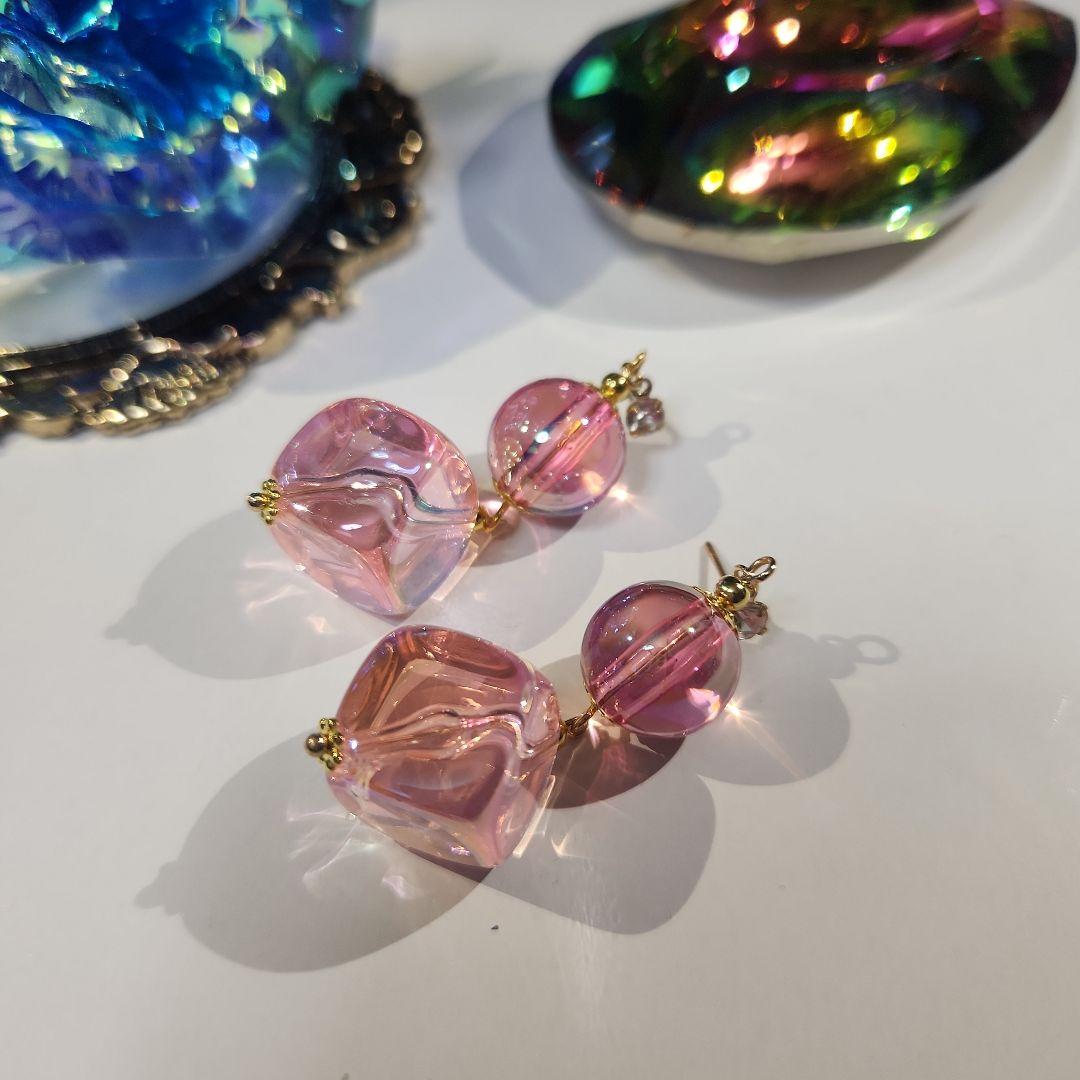 ハンドメイドピアス3289