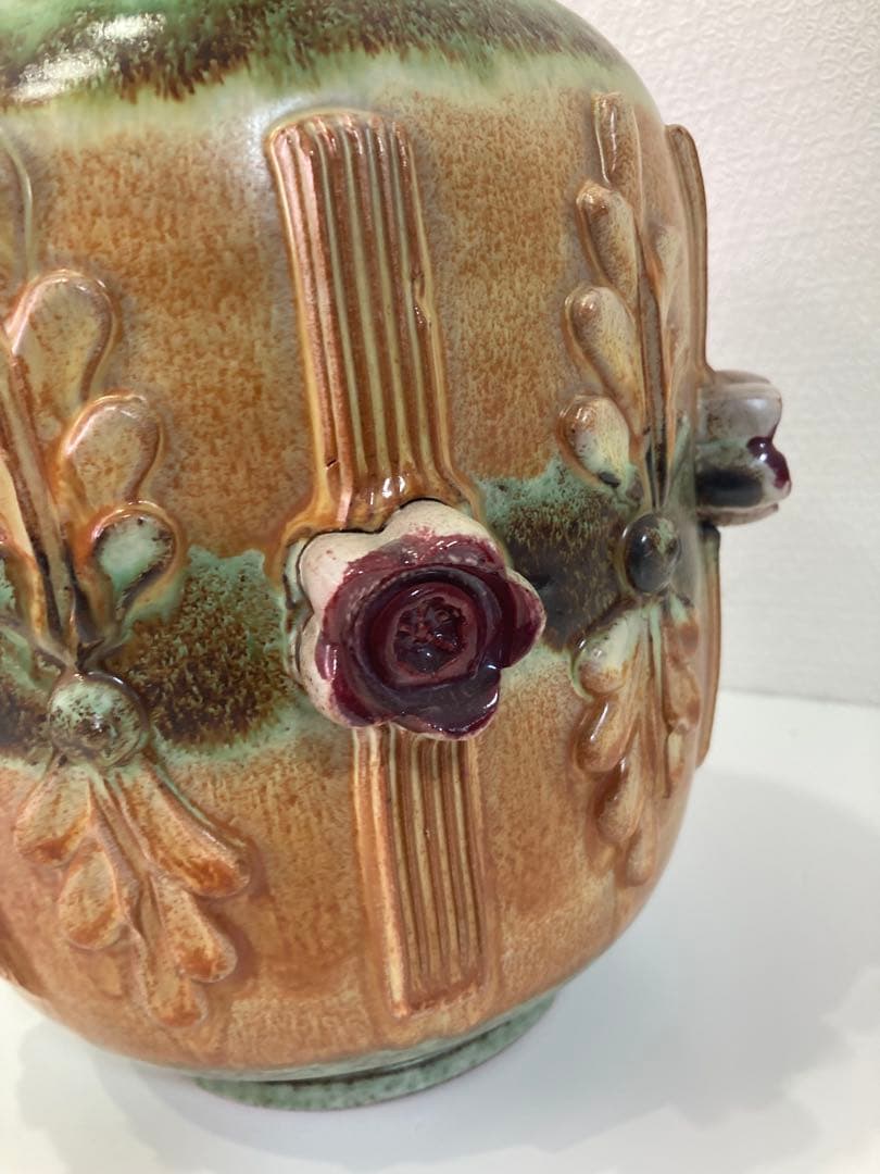 【ヴィンテージ】陶器花瓶　イタリア製