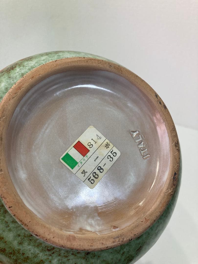 【ヴィンテージ】陶器花瓶　イタリア製