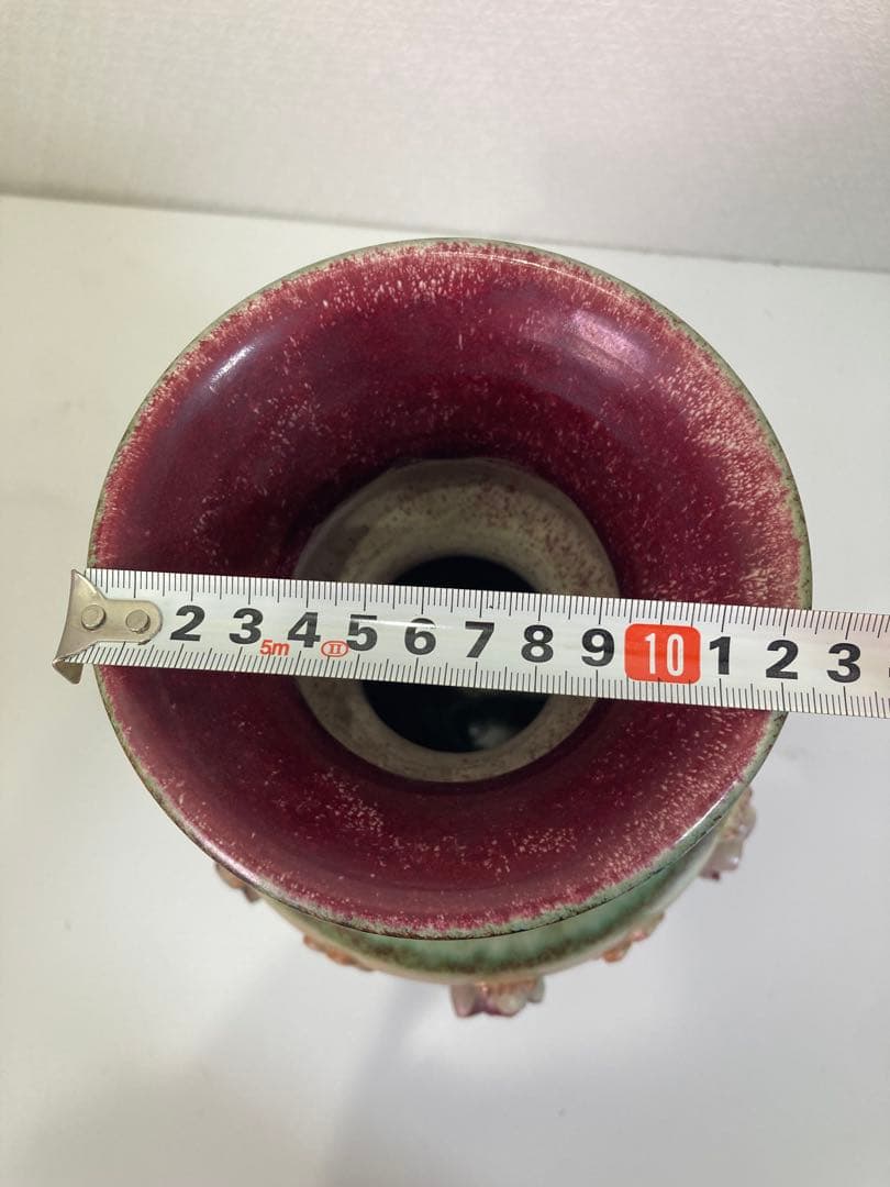 【ヴィンテージ】陶器花瓶　イタリア製