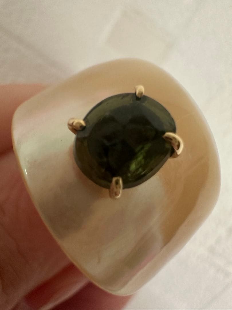 Thalatta グリーントルマリンのリング