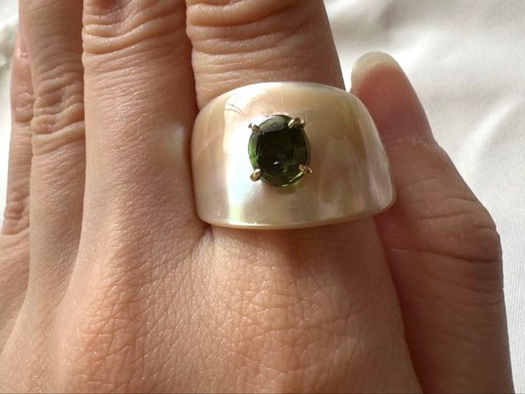 Thalatta グリーントルマリンのリング