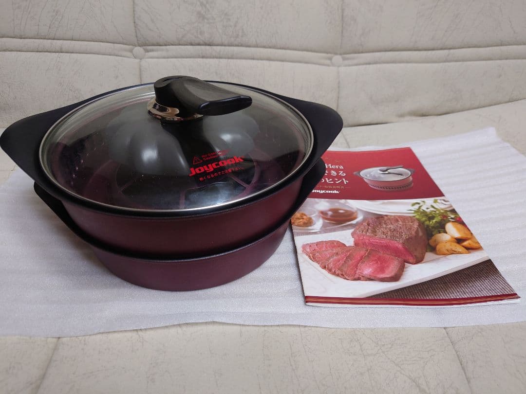 【新品・未使用品】 ヘルシーオーブン鍋 「ジョイクック　ヘラ」