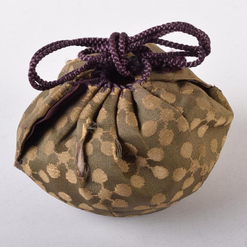 茶道具　瀬戸焼　大海茶入　仕覆・時代箱付　V　7308