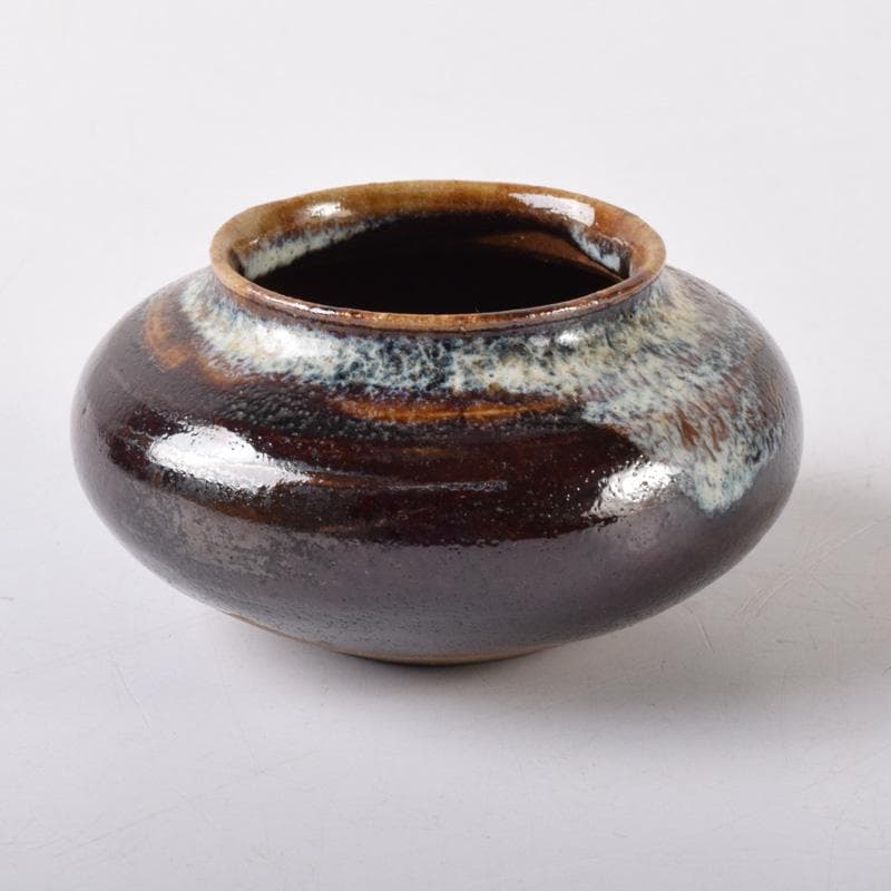 茶道具　瀬戸焼　大海茶入　仕覆・時代箱付　V　7308