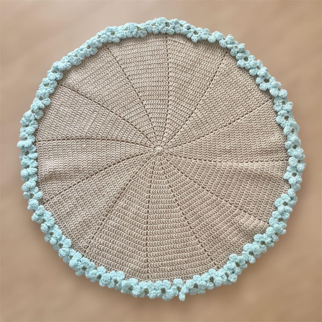 花束ブランケット　ネモフィラ