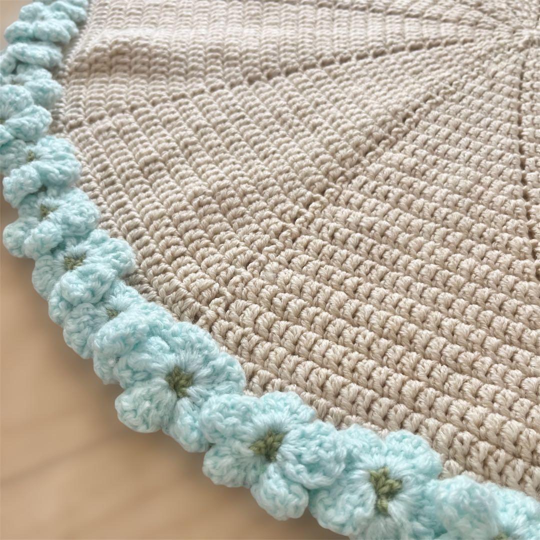 花束ブランケット　ネモフィラ