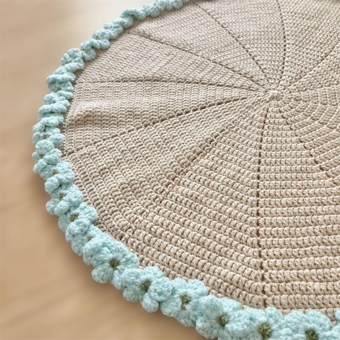 花束ブランケット　ネモフィラ