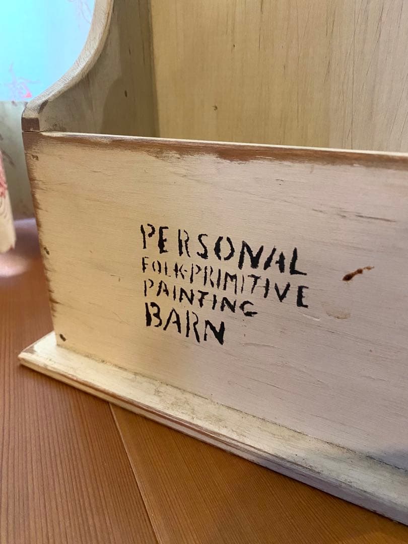 ホワイト木製カントリーキャビネット他2点