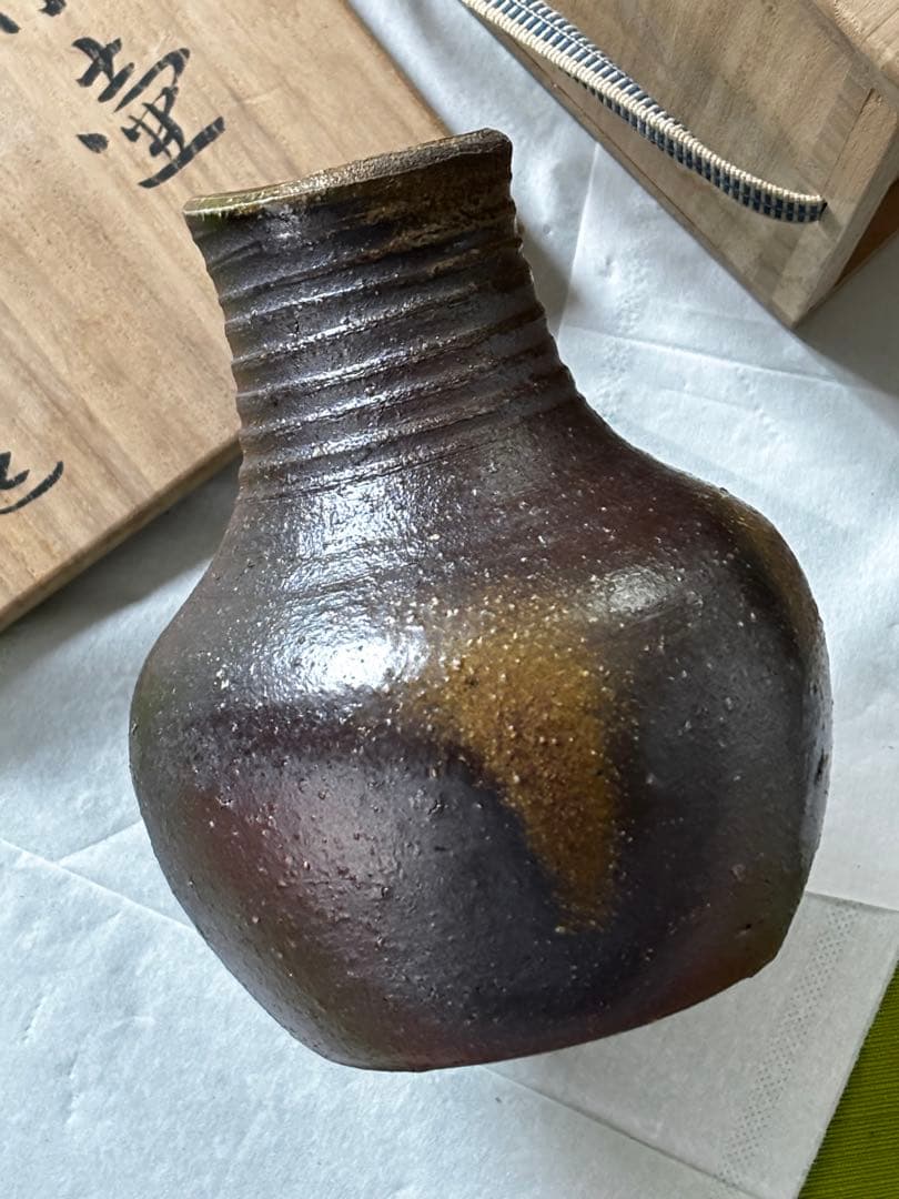 260404-18⭕️ 小壷　備前焼　陶器　陶芸品　壺　新品