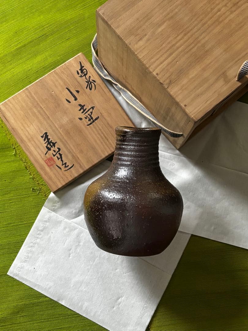260404-18⭕️ 小壷　備前焼　陶器　陶芸品　壺　新品