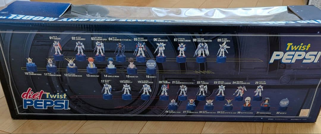 ガンダム 25th ボトルキャップコレクション ペプシ フルコンプ