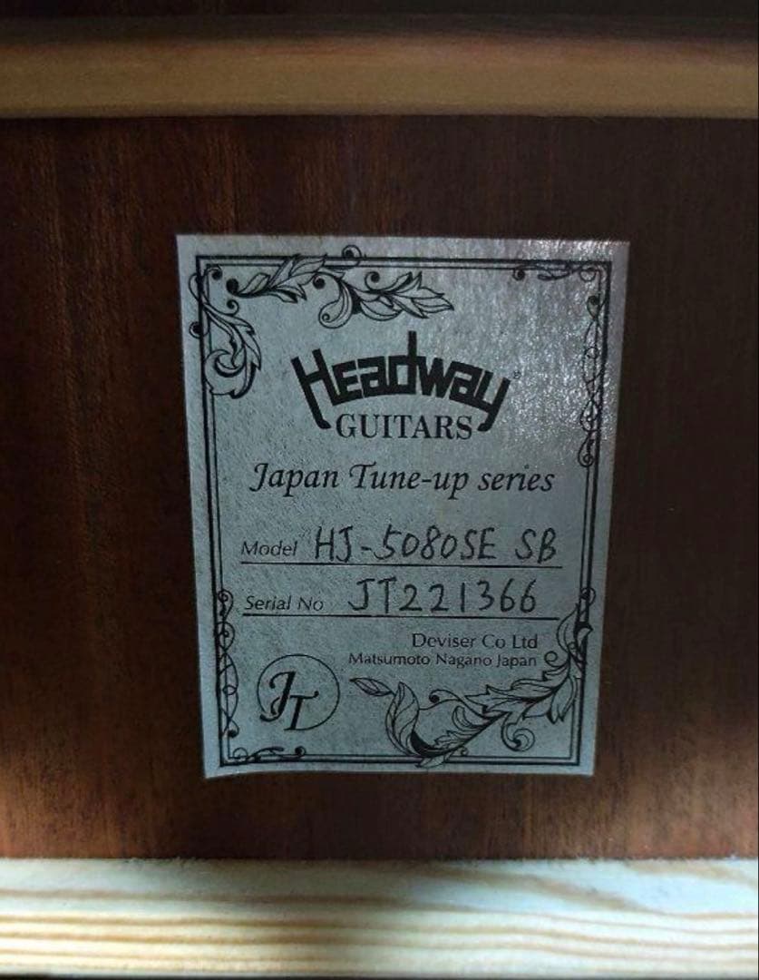 ⭐️美品Headway HJ-5080SE エレアコ GOTOHペグ 輸送用HC付
