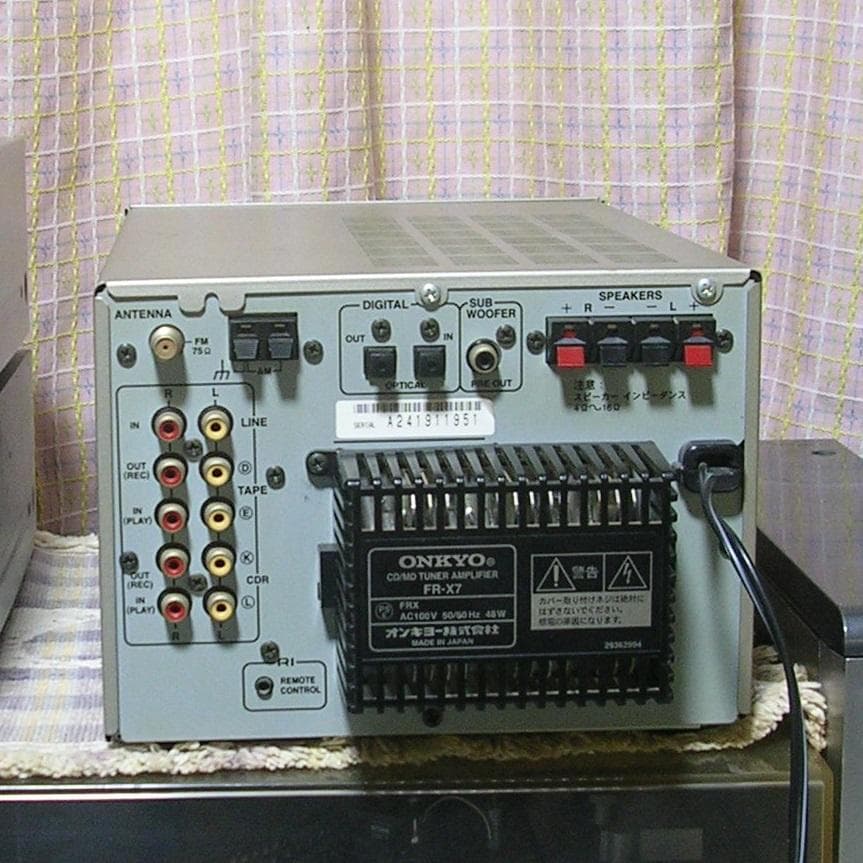 ＜整備品＞ONKYO FR-X7 本体のみ+簡易リモコン付属