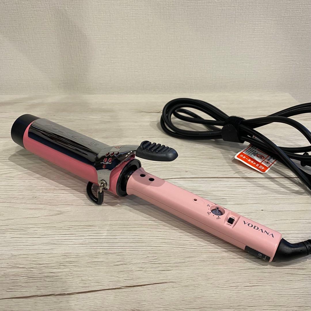 VODANA グラムウェーブカーリングアイロン コテ　40mm pink
