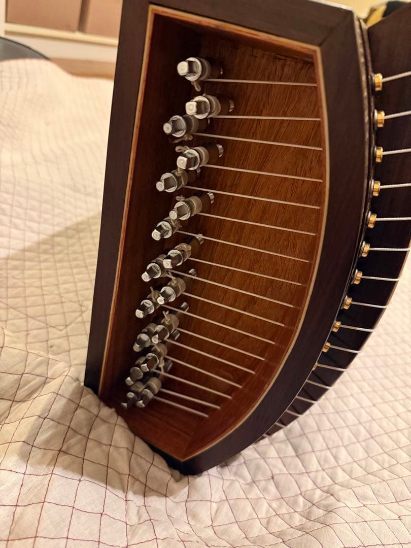 木製 17弦　筝セット