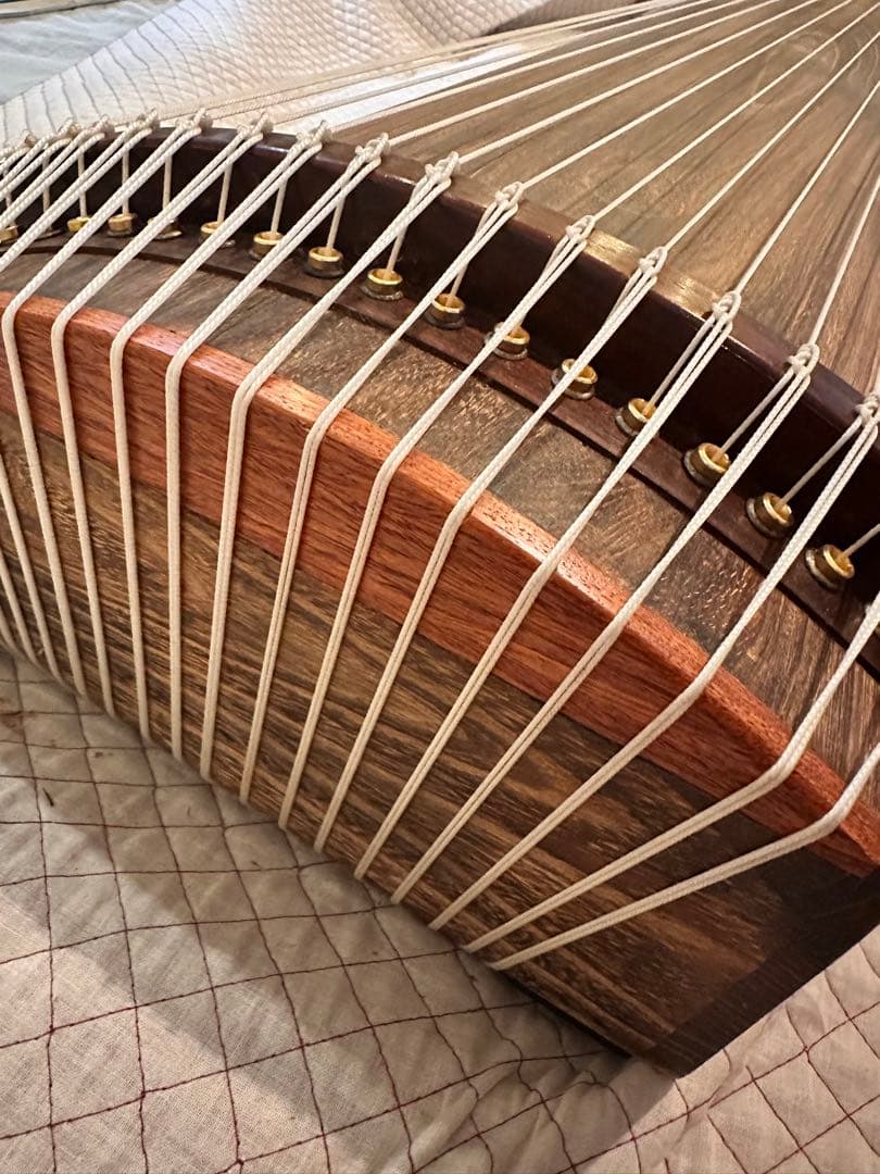 木製 17弦　筝セット