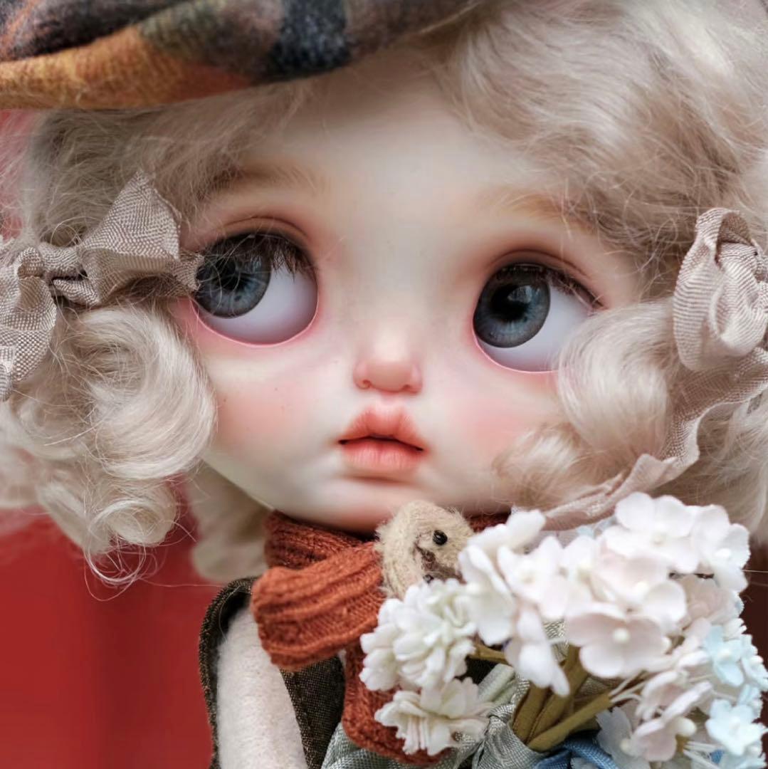 作家様カスタムブライス 人形 キラキラ お嬢様 かわいい ヴィンテージドール感