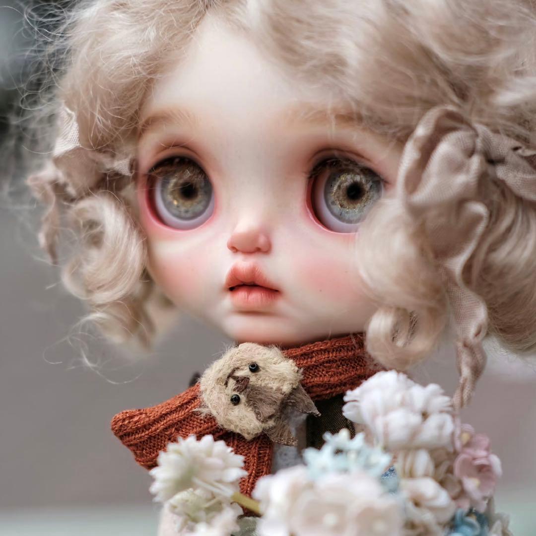 作家様カスタムブライス 人形 キラキラ お嬢様 かわいい ヴィンテージドール感