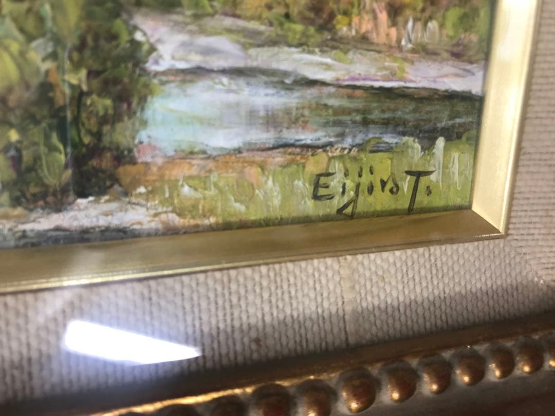 田辺　栄次郎　油彩画　SM