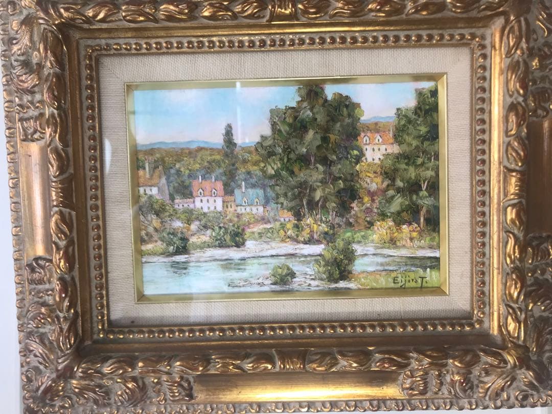 田辺　栄次郎　油彩画　SM