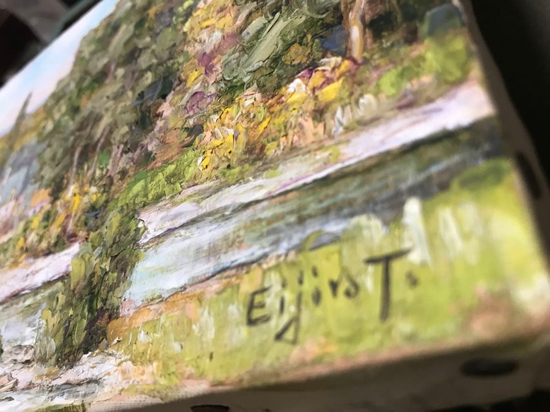 田辺　栄次郎　油彩画　SM