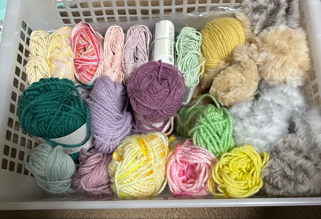 ファーヤーンのうさぎさんあみぐるみ