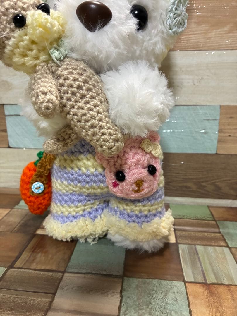 ファーヤーンのうさぎさんあみぐるみ