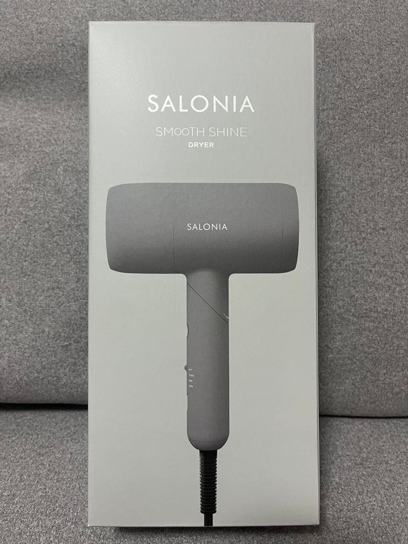 【yu-mi】SALONIA スムースシャインドライヤー(グレー)