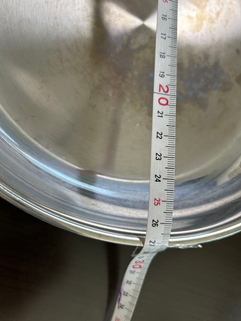 ステンレス製フライパン 27cm 金属ハンドル