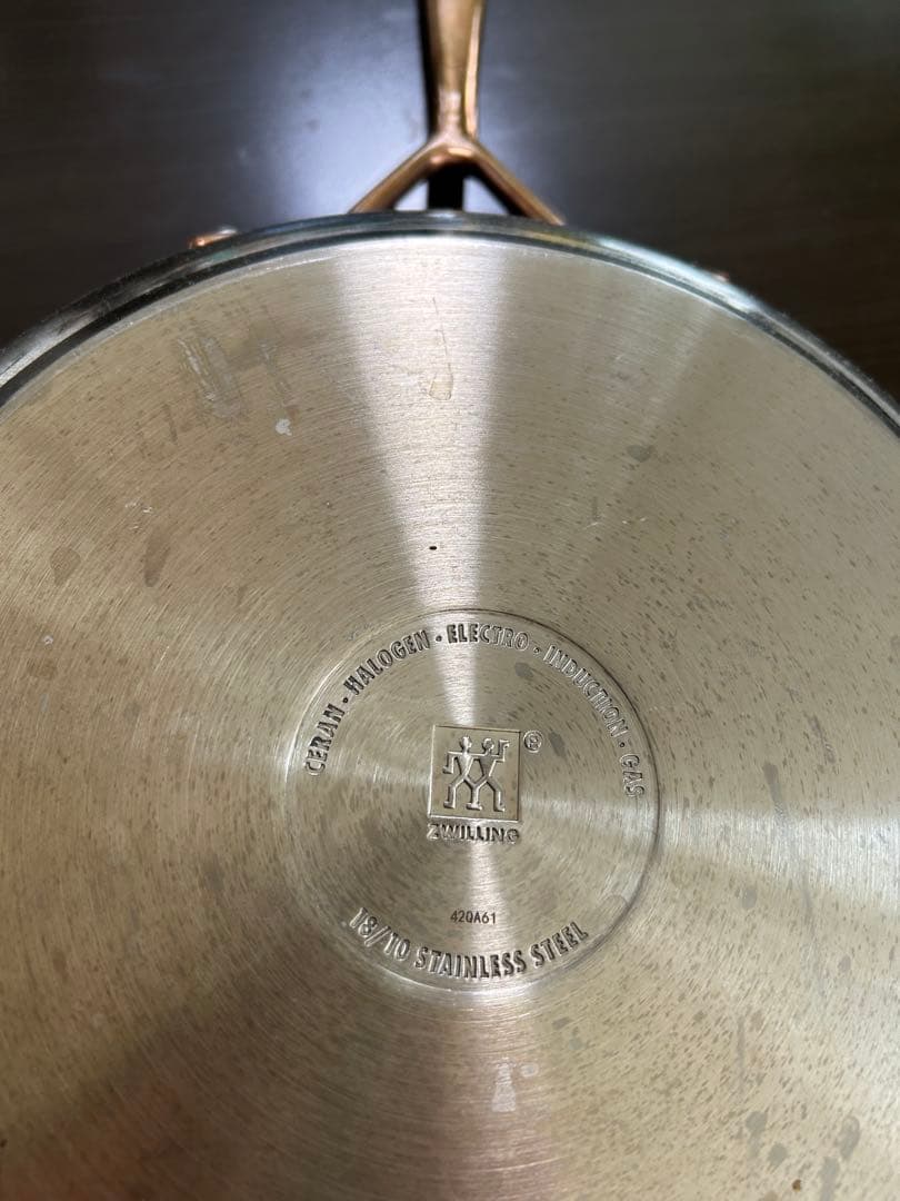 ステンレス製フライパン 27cm 金属ハンドル