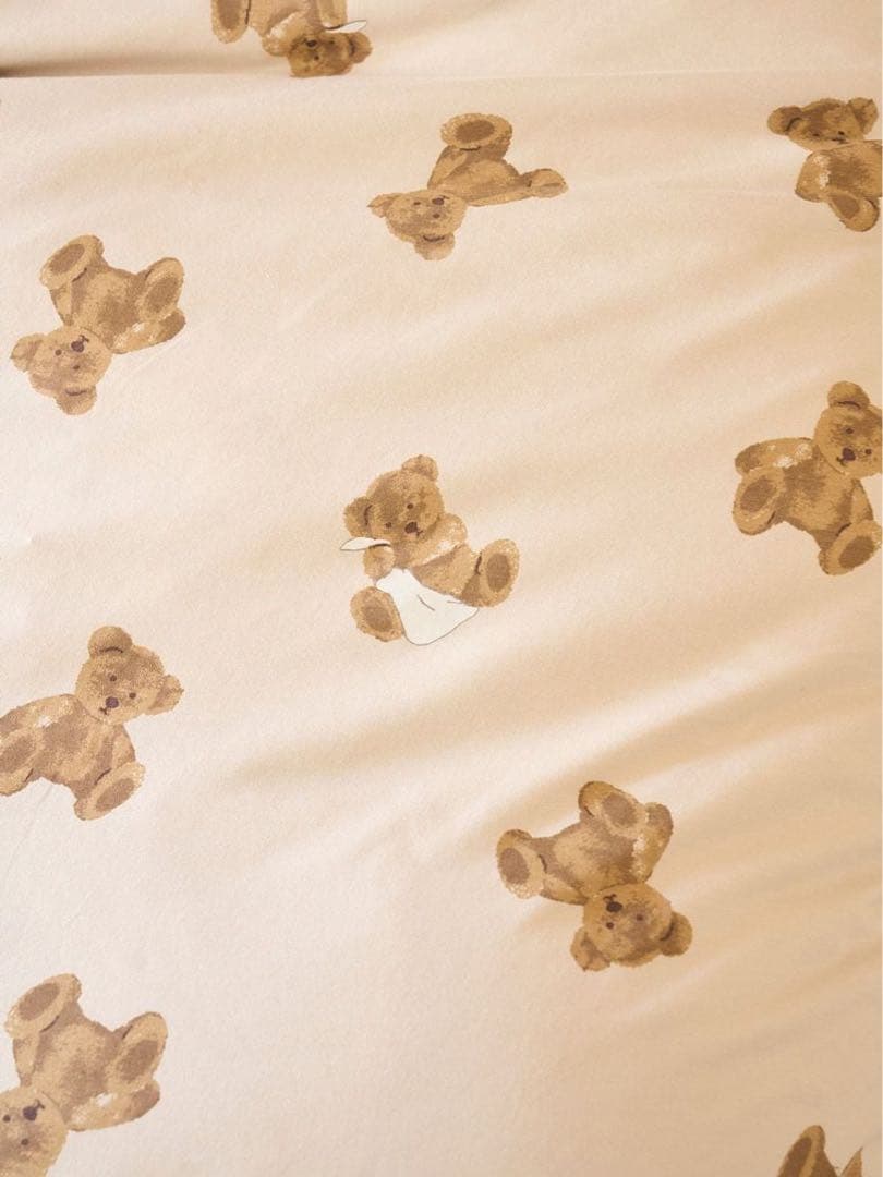 新品　ジェラピケ　ベア　寝具カバー　ダブル　３点セット　マットレス用