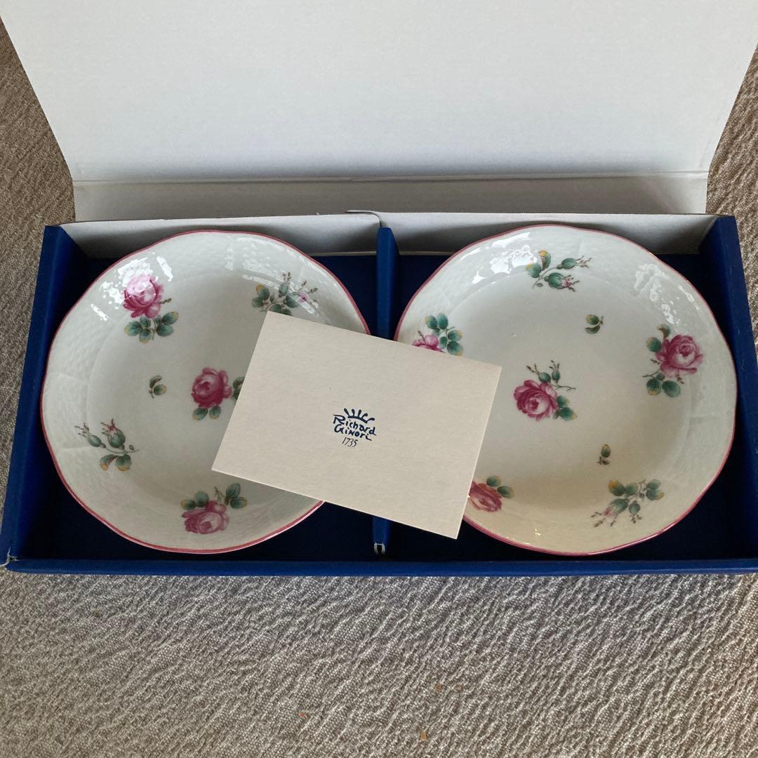 フェリーチェローズ Amalfi ディッシュラウンドSペア　アンティークローズ