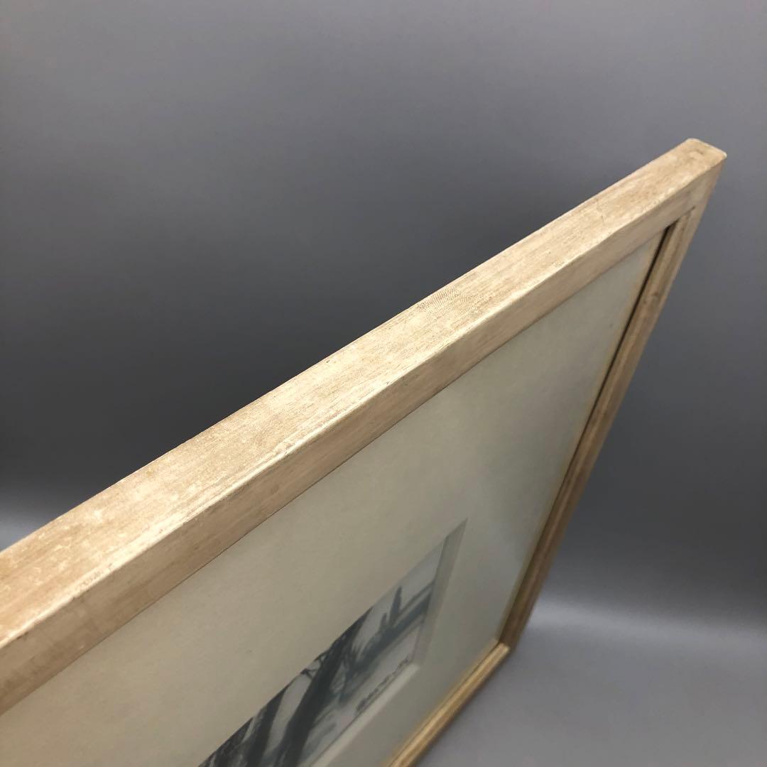 三宅揮大水彩画額縁アート絵画雪のルツエルン1977年フジテレビギャラリー