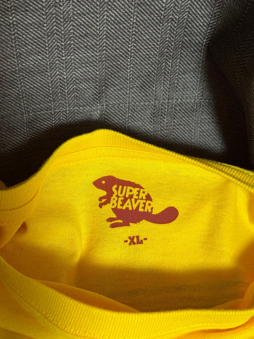 SUPERBEAVER 超海狸　ロンT イエロー　XLサイズ