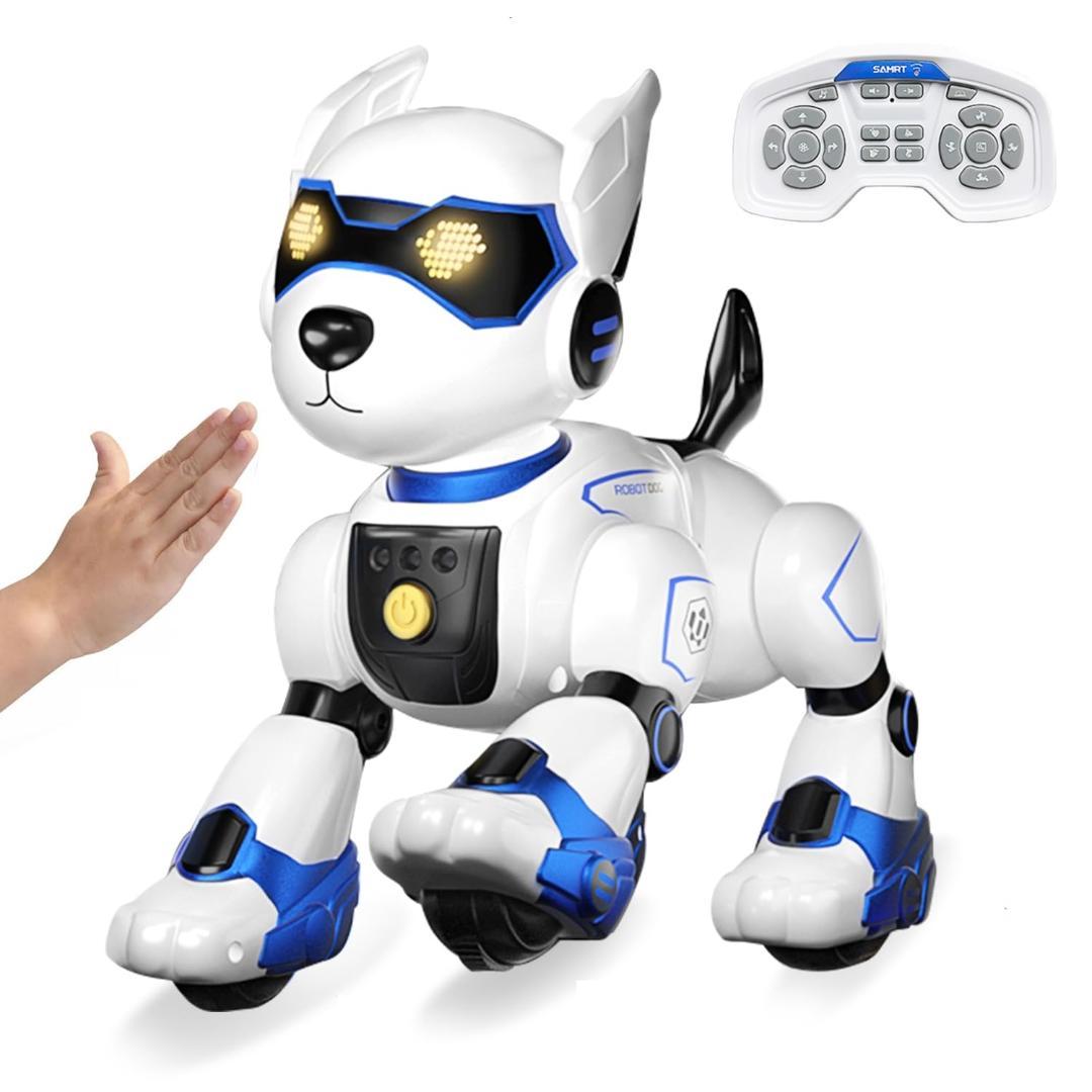 ロボット犬 おもちゃ 多機能ロボット犬 音声認識 簡単英語おしゃべり コミュpm